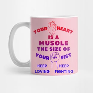 Your Heart is a Muscle the Size of Your Fist Mug